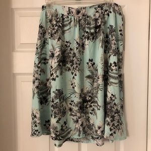 Mid length Floral skirt
